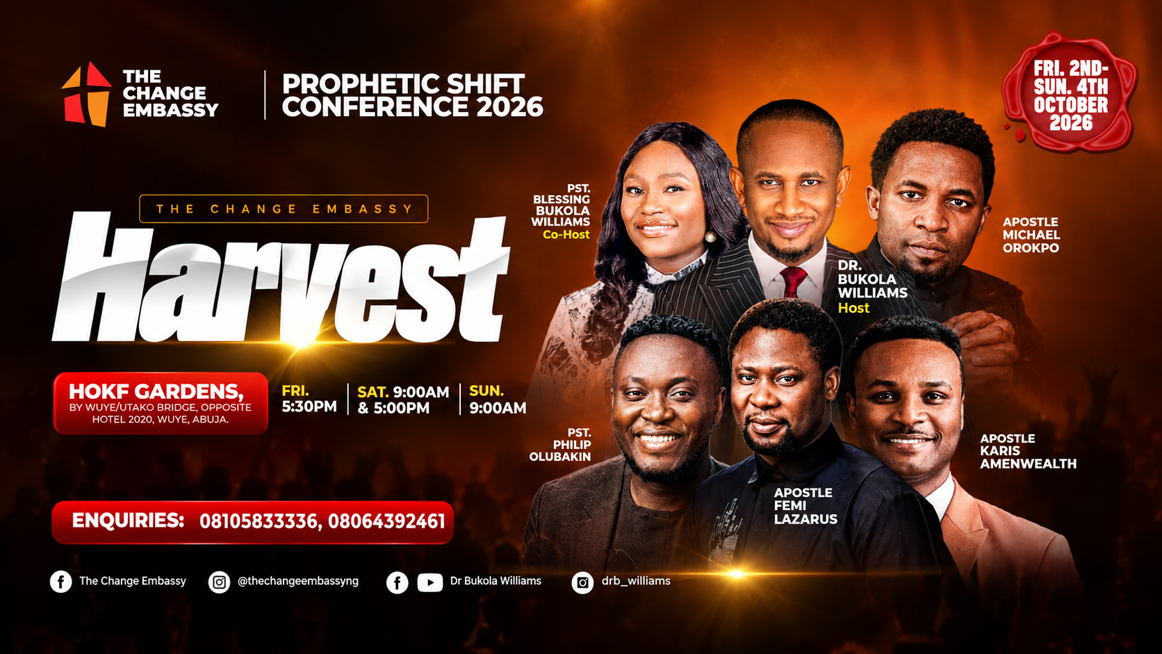 Prophetic Shift Conference 2026 hero artwork